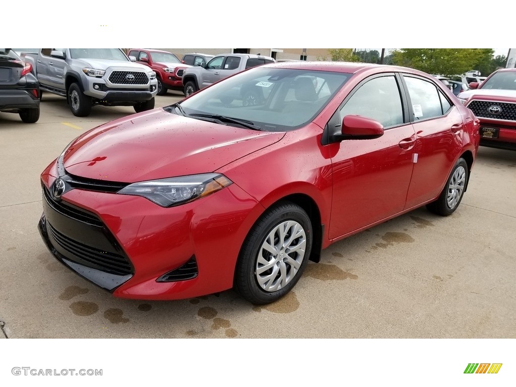 2019 Corolla LE - Barcelona Red Metallic / Ash/Dark Gray photo #1