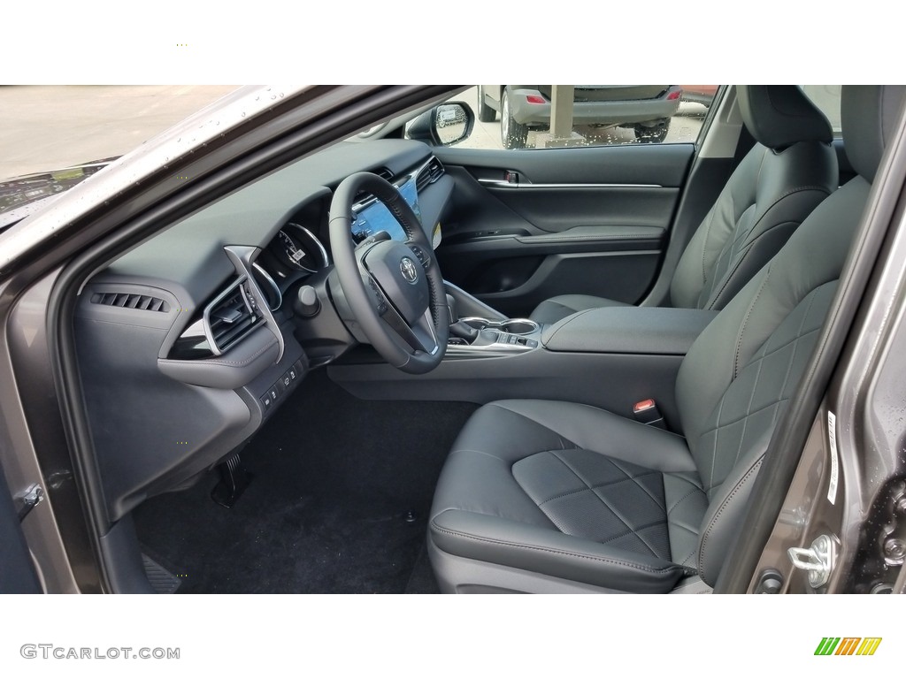 2019 Camry Hybrid XLE - Predawn Gray Mica / Black photo #3