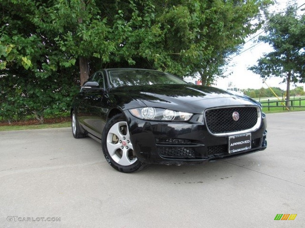 Ebony Black Jaguar XE