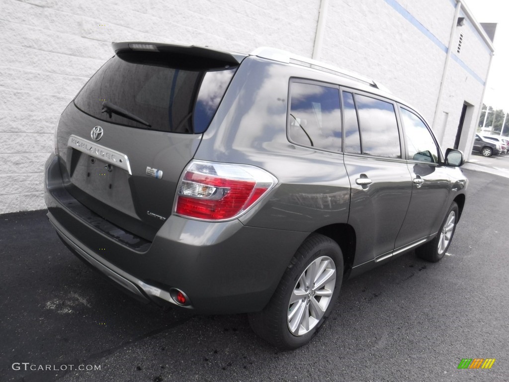 2010 Highlander Hybrid Limited 4WD - Cypress Green Pearl / Sand Beige photo #9