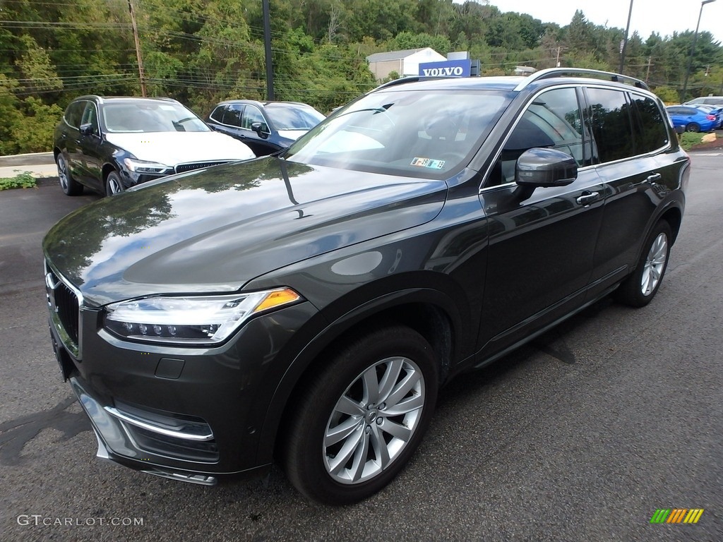 2018 XC90 T6 AWD Momentum - Pine Grey Metallic / Charcoal photo #8