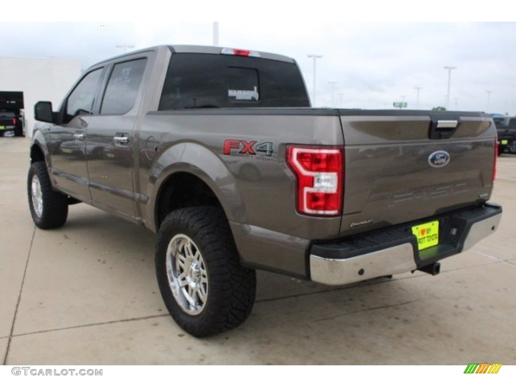 2018 F150 XLT SuperCrew 4x4 - Stone Gray / Black photo #6