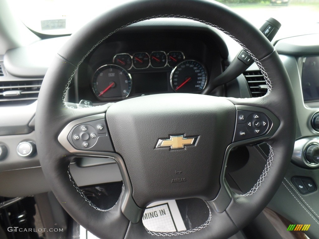 2019 Chevrolet Tahoe LT 4WD Jet Black Steering Wheel Photo #129395756