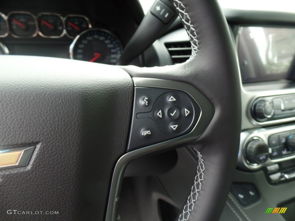 2019 Chevrolet Tahoe LT 4WD Jet Black Steering Wheel Photo #129395783