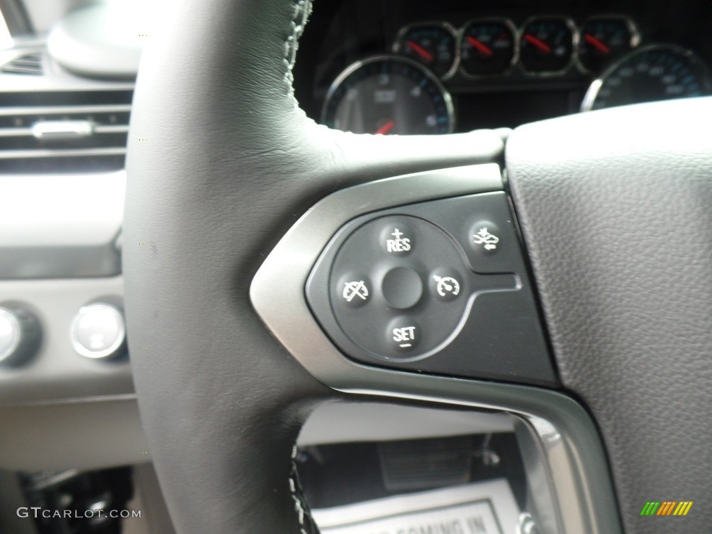 2019 Chevrolet Tahoe LT 4WD Jet Black Steering Wheel Photo #129395801