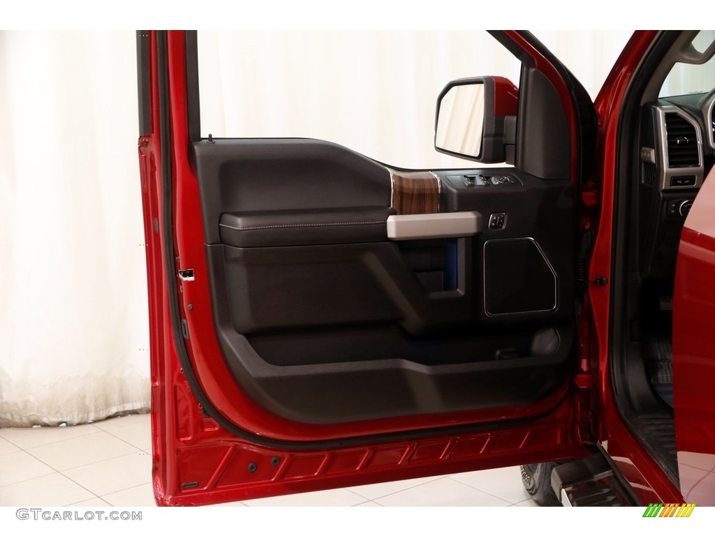 2017 F150 Lariat SuperCrew 4X4 - Ruby Red / Black photo #5