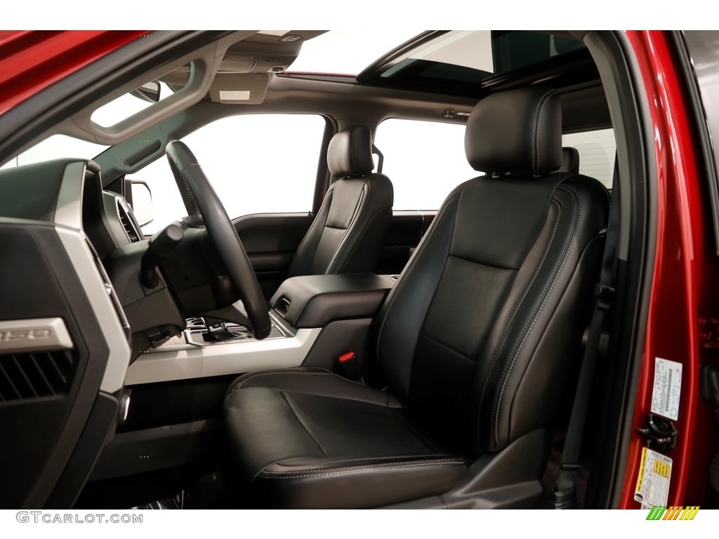 2017 F150 Lariat SuperCrew 4X4 - Ruby Red / Black photo #7