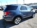 2018 Blue Metallic Ford Explorer Limited 4WD  photo #2