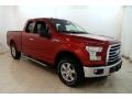 2015 Ruby Red Metallic Ford F150 XLT SuperCab 4x4  photo #1