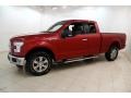 2015 Ruby Red Metallic Ford F150 XLT SuperCab 4x4  photo #3