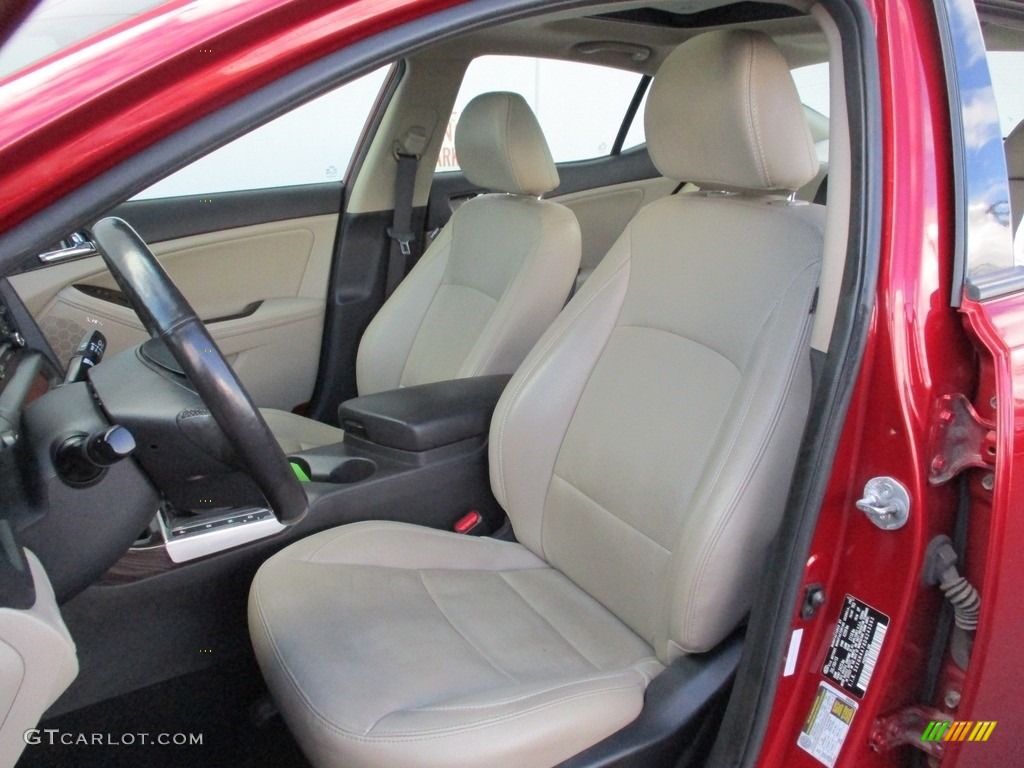 2013 Optima EX - Remington Red / Beige photo #12