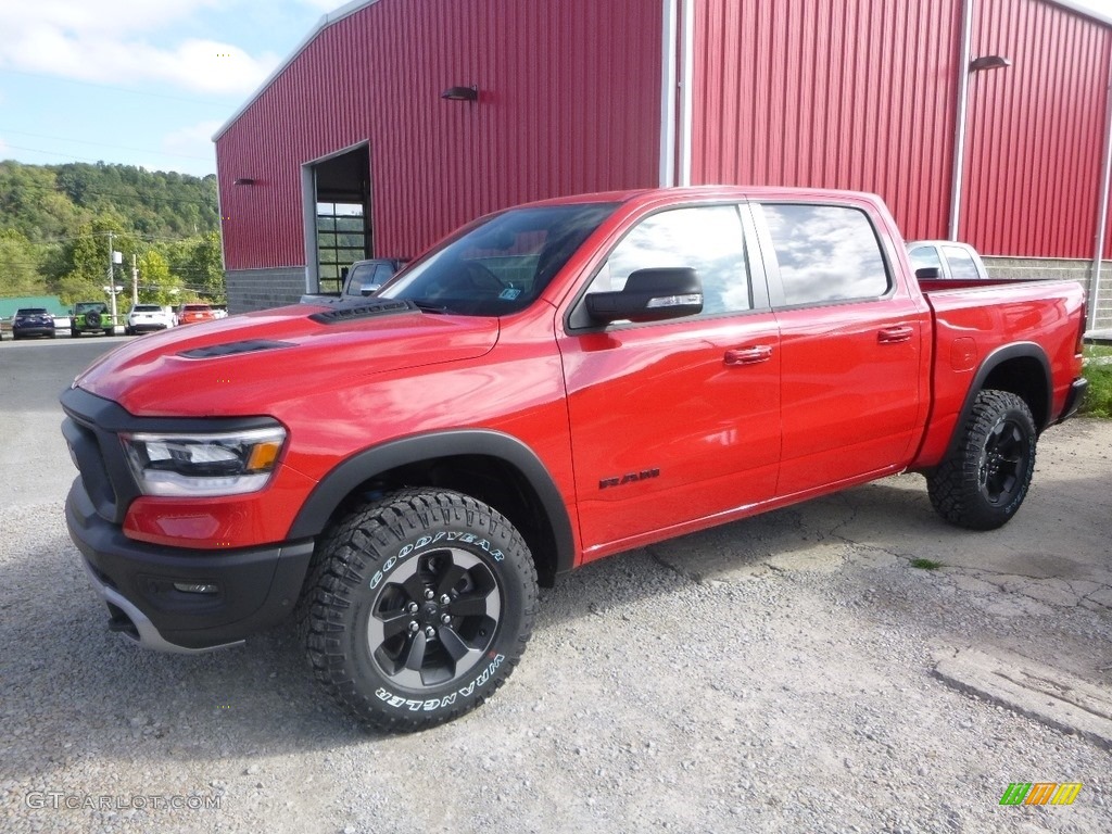 2019 1500 Rebel Crew Cab 4x4 - Flame Red / Black/Red photo #1