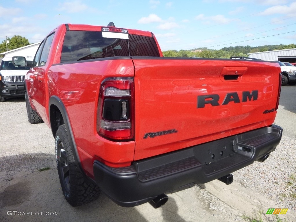 2019 1500 Rebel Crew Cab 4x4 - Flame Red / Black/Red photo #3