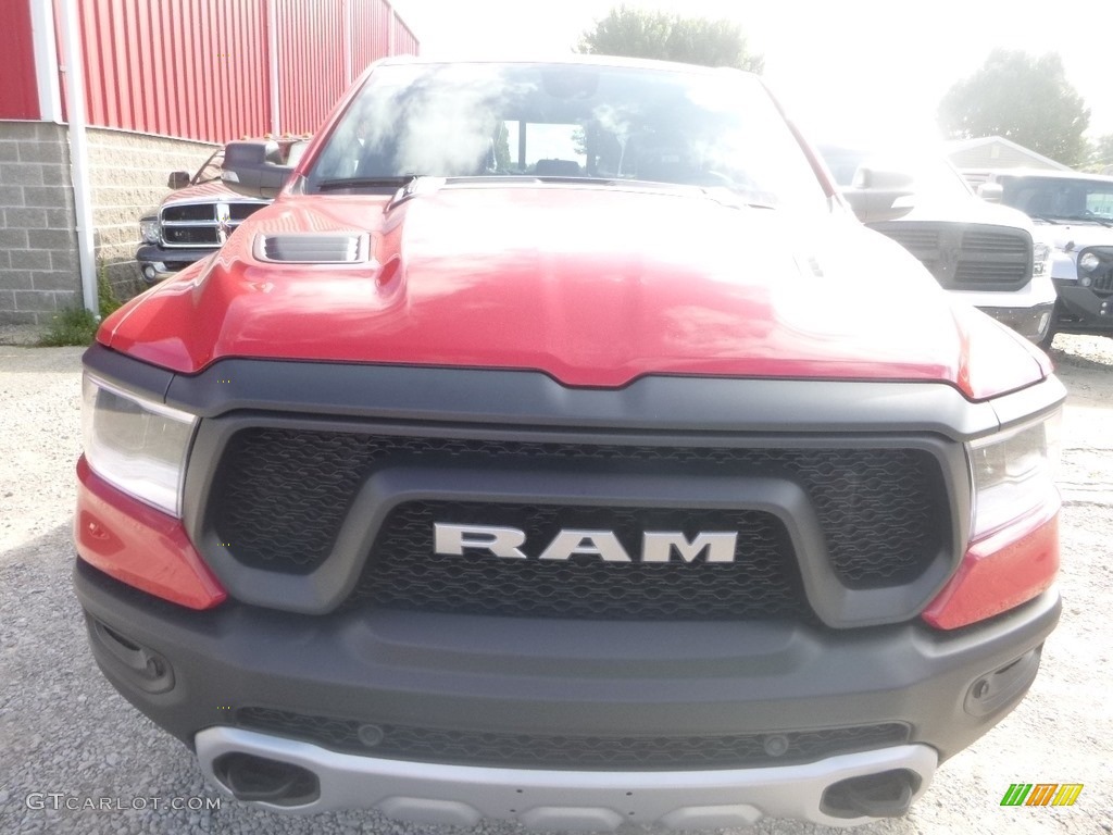 2019 1500 Rebel Crew Cab 4x4 - Flame Red / Black/Red photo #8