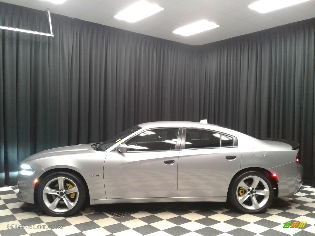 2016 Charger R/T - Billet Silver Metallic / Black photo #1