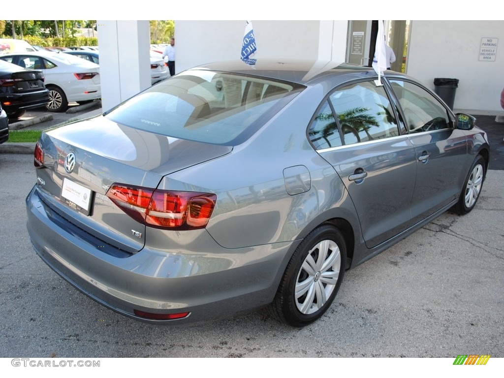 2017 Jetta S - Platinum Gray Metallic / Black/Palladium Gray photo #9