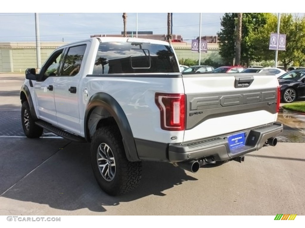 2017 F150 SVT Raptor SuperCrew 4x4 - Oxford White / Raptor Black photo #5