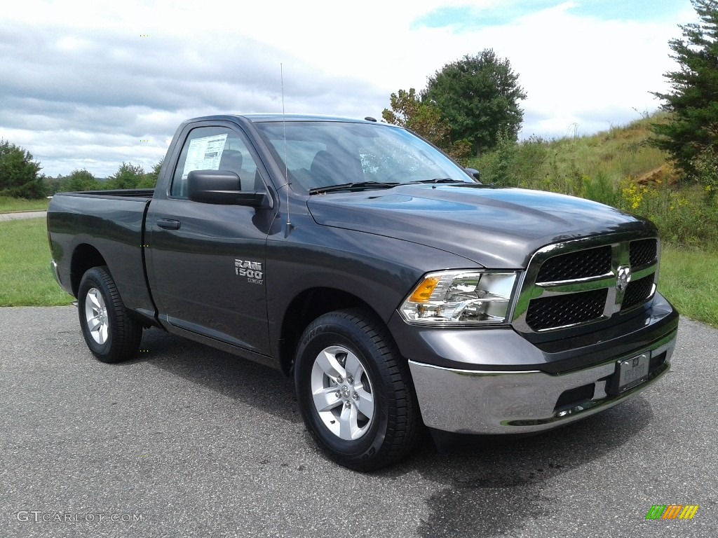 2019 1500 Classic Tradesman Regular Cab - Granite Crystal Metallic / Black/Diesel Gray photo #4