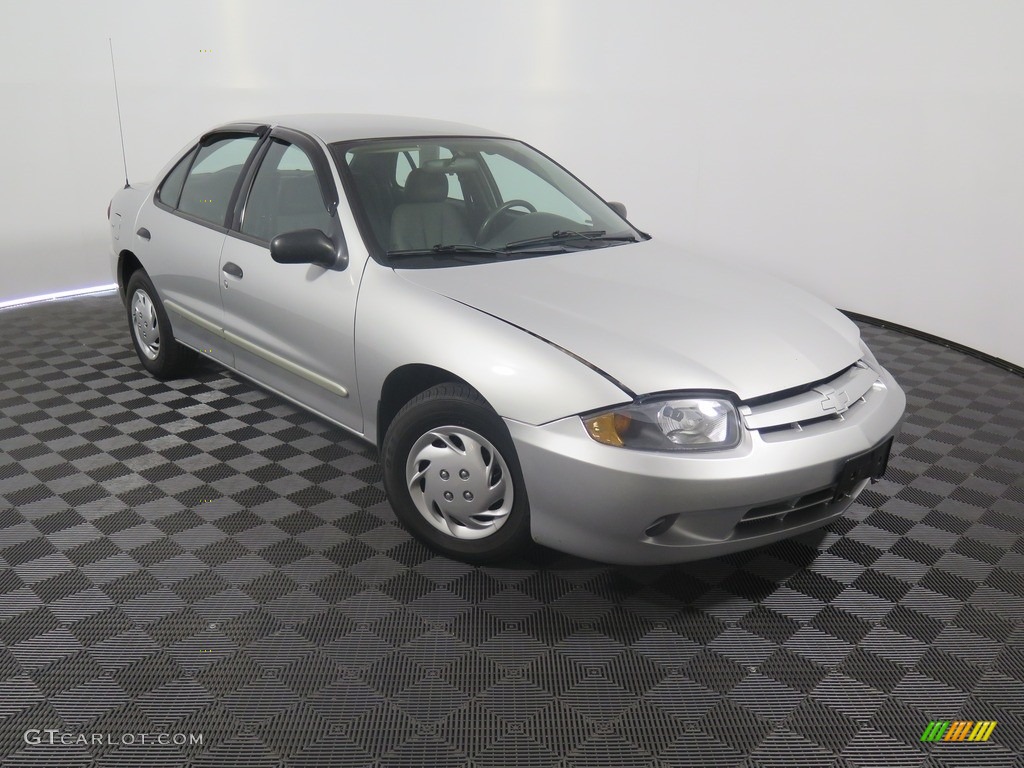 2003 Cavalier Sedan - Ultra Silver Metallic / Graphite Gray photo #3