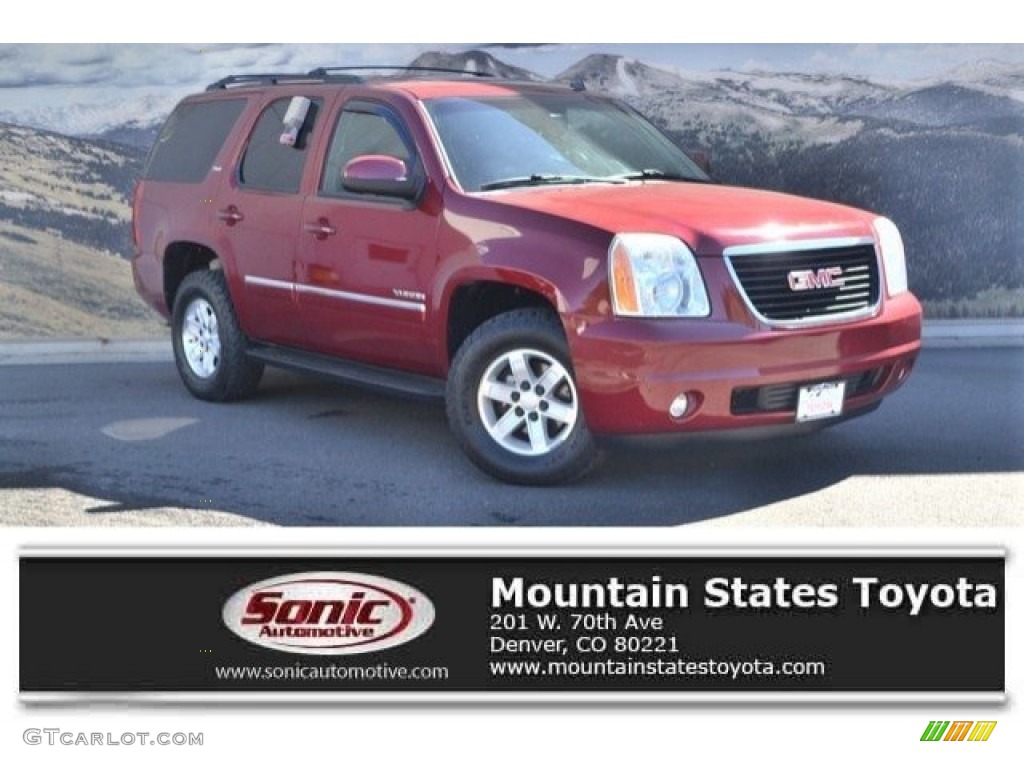 2010 Yukon SLT 4x4 - Red Jewel Tintcoat / Ebony photo #1