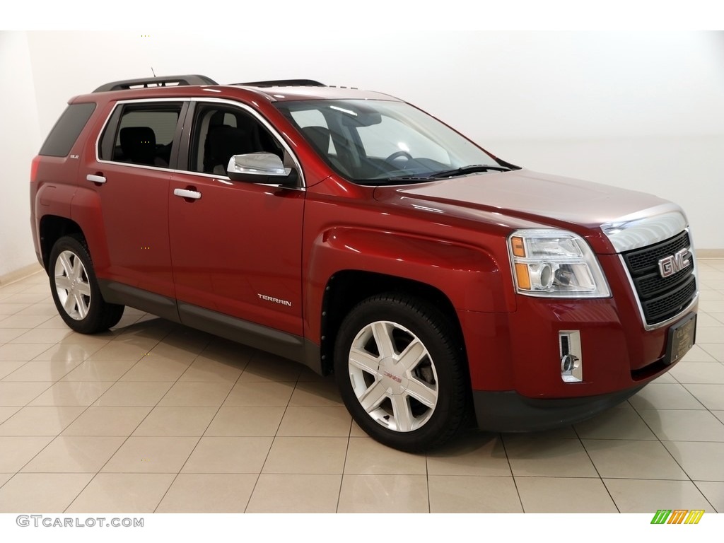 2011 Terrain SLE AWD - Merlot Jewel Metallic / Light Titanium photo #1
