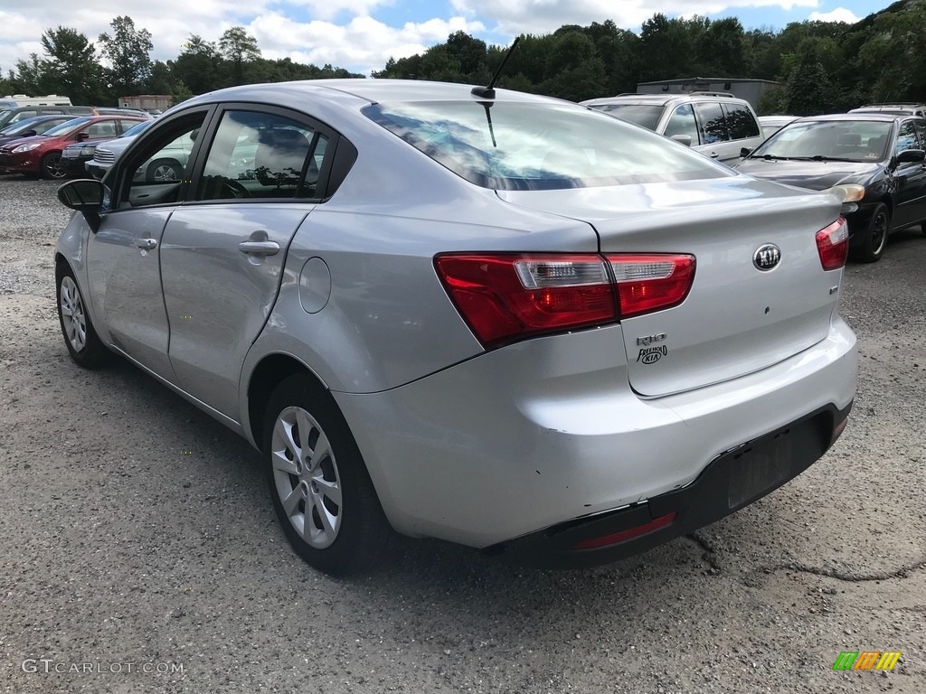2013 Rio LX Sedan - Bright Silver / Black photo #5
