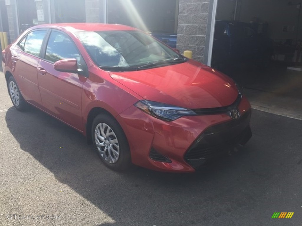 Barcelona Red Metallic Toyota Corolla