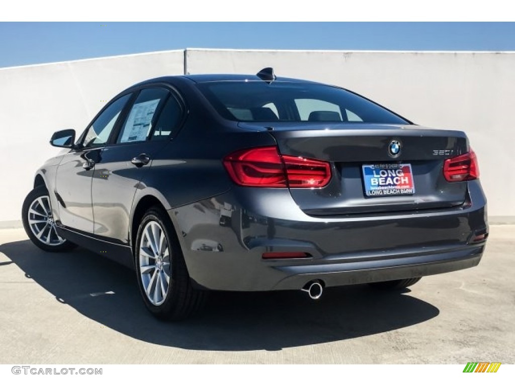 2018 3 Series 320i Sedan - Mineral Grey Metallic / Black photo #2