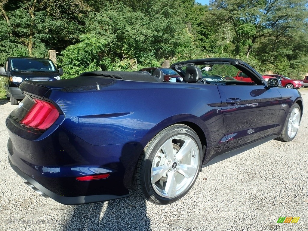 2019 Mustang GT Premium Convertible - Kona Blue / Ebony photo #2