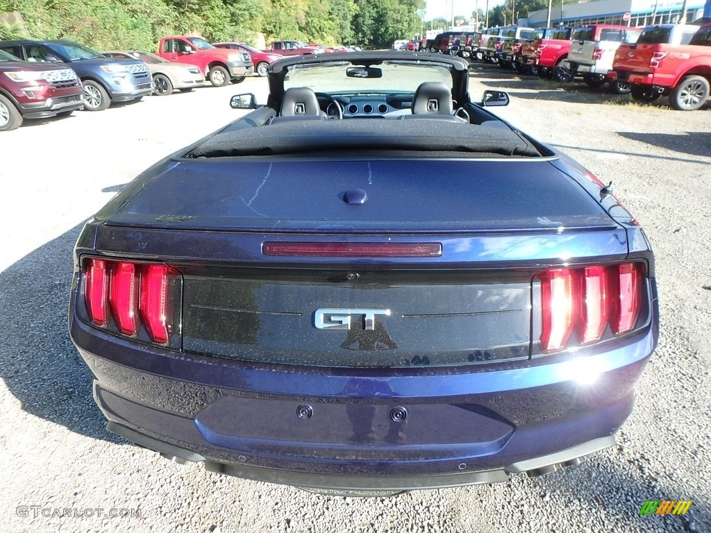 2019 Mustang GT Premium Convertible - Kona Blue / Ebony photo #3