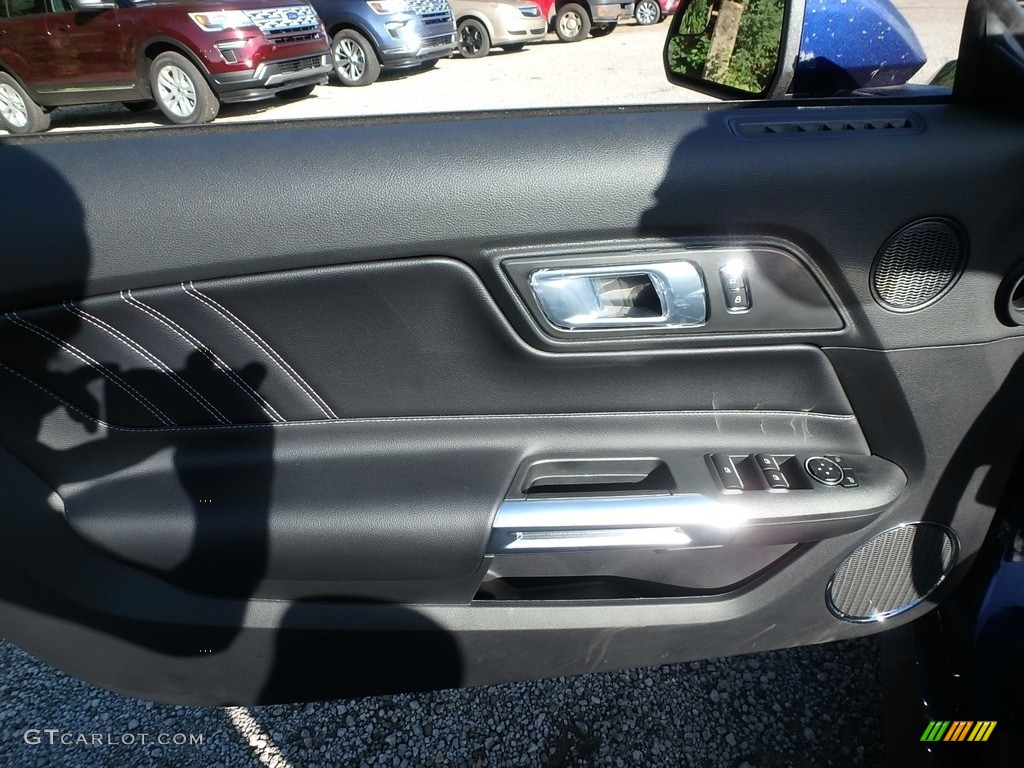 2019 Mustang GT Premium Convertible - Kona Blue / Ebony photo #14