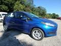 2018 Lightning Blue Ford Fiesta SE Hatchback  photo #9