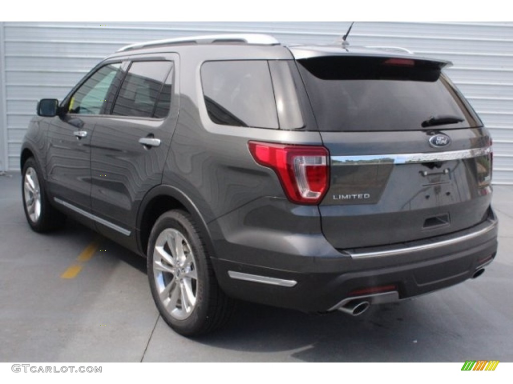 2018 Explorer Limited - Magnetic Metallic / Ebony Black photo #7