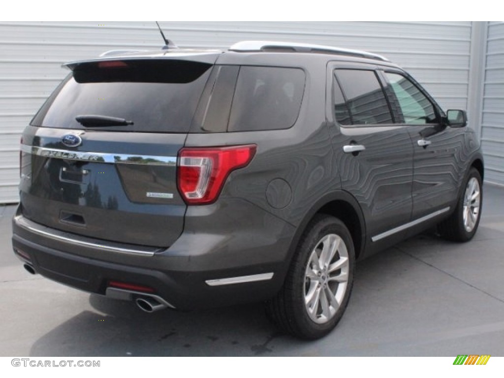 2018 Explorer Limited - Magnetic Metallic / Ebony Black photo #9
