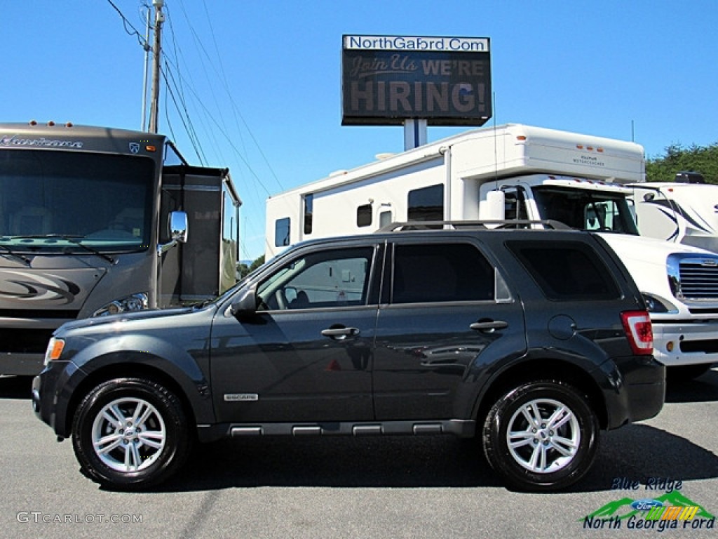 2008 Escape XLS - Tungsten Grey Metallic / Charcoal photo #2