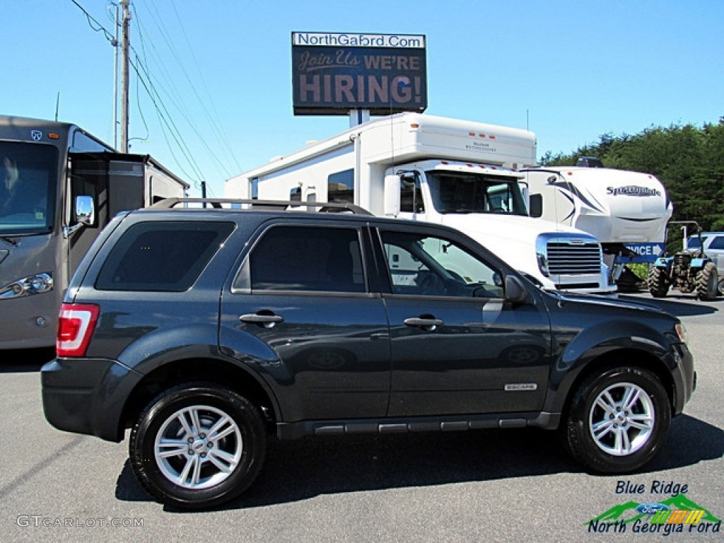 2008 Escape XLS - Tungsten Grey Metallic / Charcoal photo #7