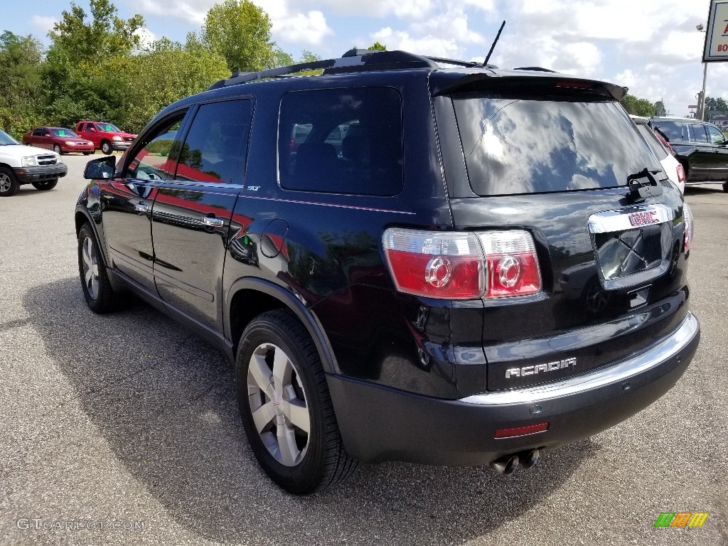 2010 Acadia SLT - Carbon Black Metallic / Ebony photo #6