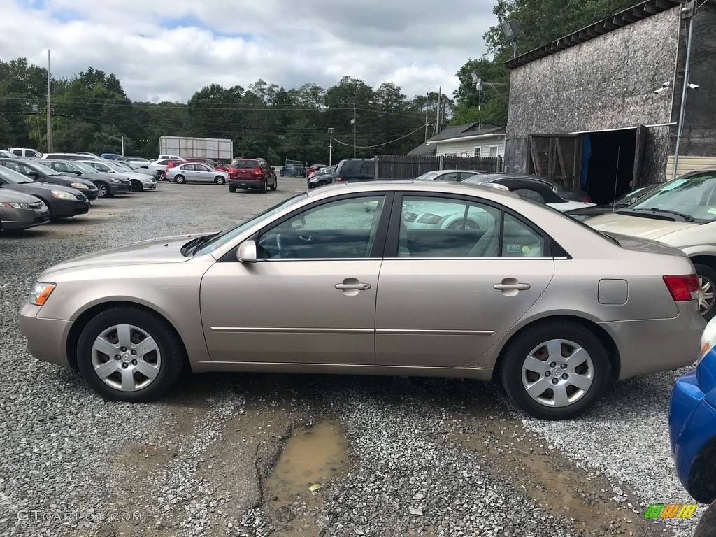 2006 Elantra GLS Sedan - Champagne Beige / Beige photo #2