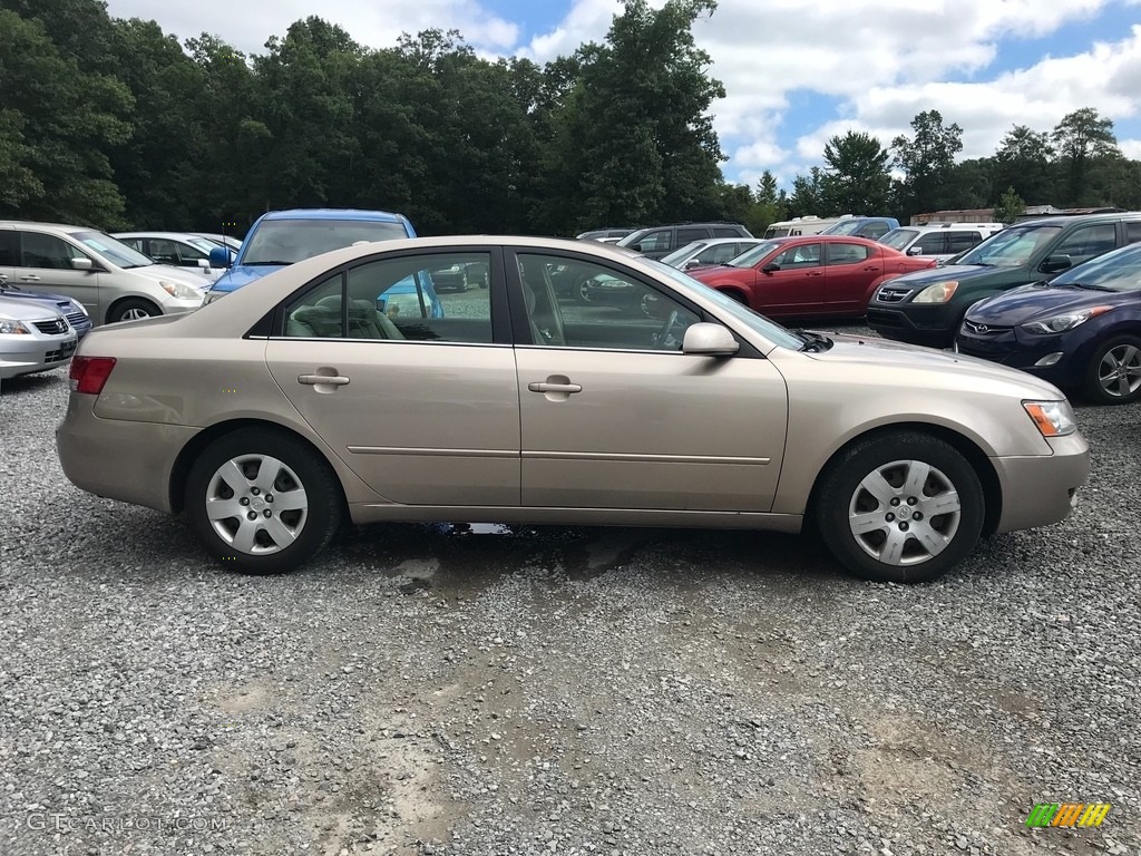 2006 Elantra GLS Sedan - Champagne Beige / Beige photo #6