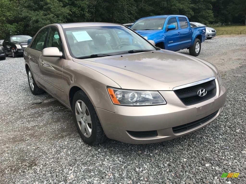 2006 Elantra GLS Sedan - Champagne Beige / Beige photo #7