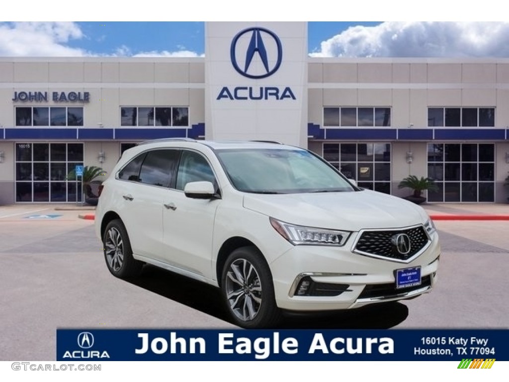 2019 MDX  - White Diamond Pearl / Espresso photo #1