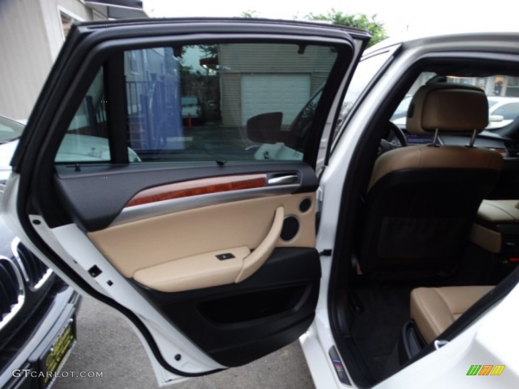 2010 X6 M  - Alpine White / Bamboo Beige photo #20