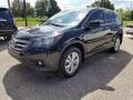 2013 Crystal Black Pearl Honda CR-V EX AWD  photo #1