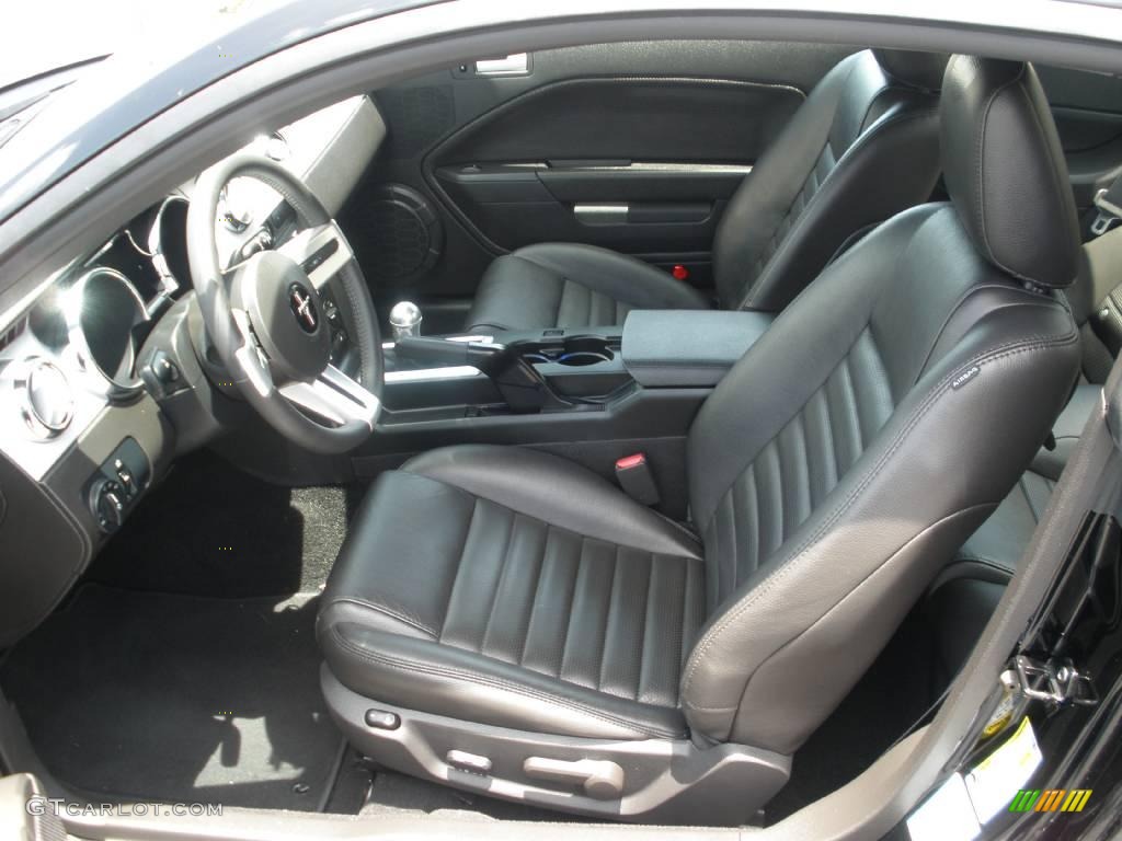 2009 Mustang GT Premium Coupe - Black / Dark Charcoal photo #18