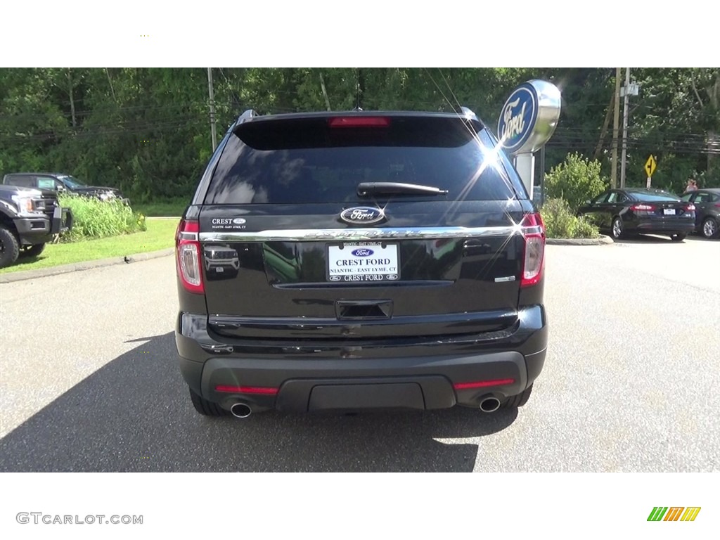 2013 Explorer 4WD - Tuxedo Black Metallic / Medium Light Stone photo #6