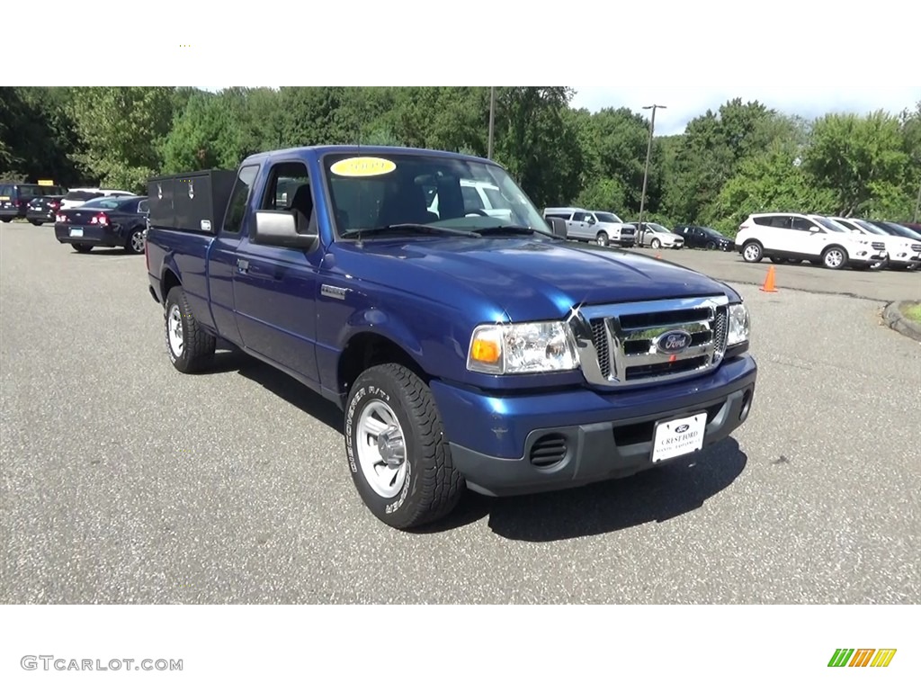 2009 Ranger XLT SuperCab - Vista Blue Metallic / Medium Dark Flint photo #1