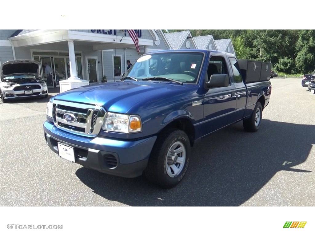 2009 Ranger XLT SuperCab - Vista Blue Metallic / Medium Dark Flint photo #3