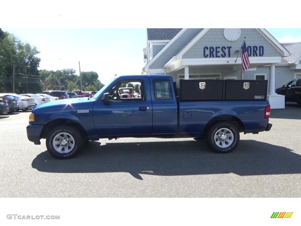2009 Ranger XLT SuperCab - Vista Blue Metallic / Medium Dark Flint photo #4