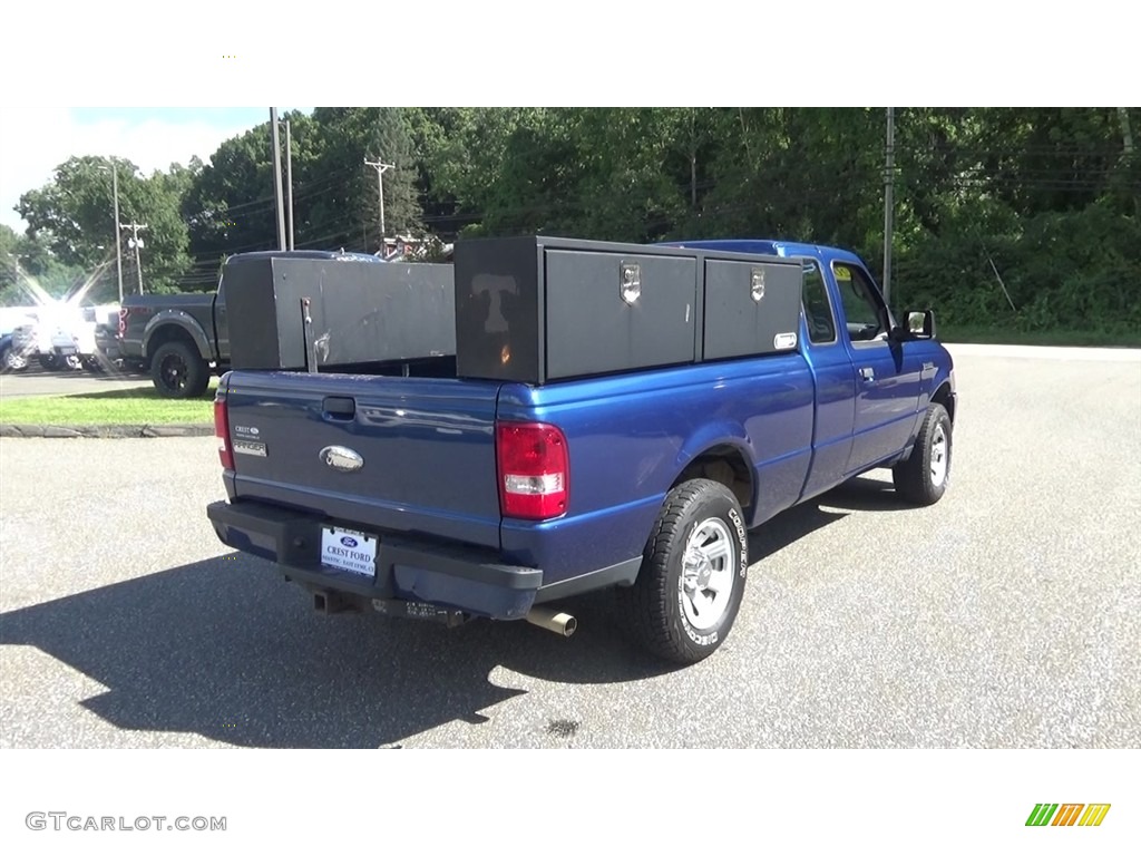 2009 Ranger XLT SuperCab - Vista Blue Metallic / Medium Dark Flint photo #7