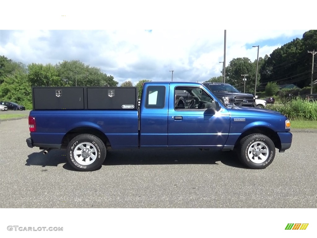 2009 Ranger XLT SuperCab - Vista Blue Metallic / Medium Dark Flint photo #8